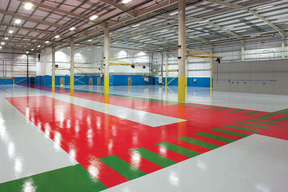 Epoxy industrial flooring